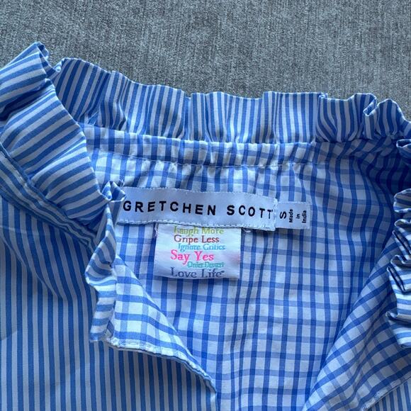 Gretchen Scott Striped Ruffle Dress - Picture 2 of 4